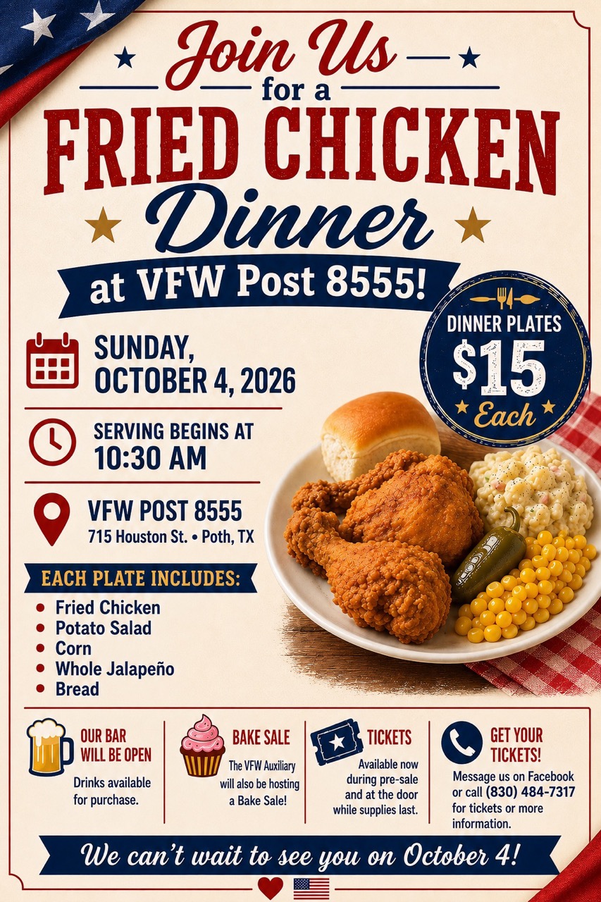 Fried Chicken Dinner flyer