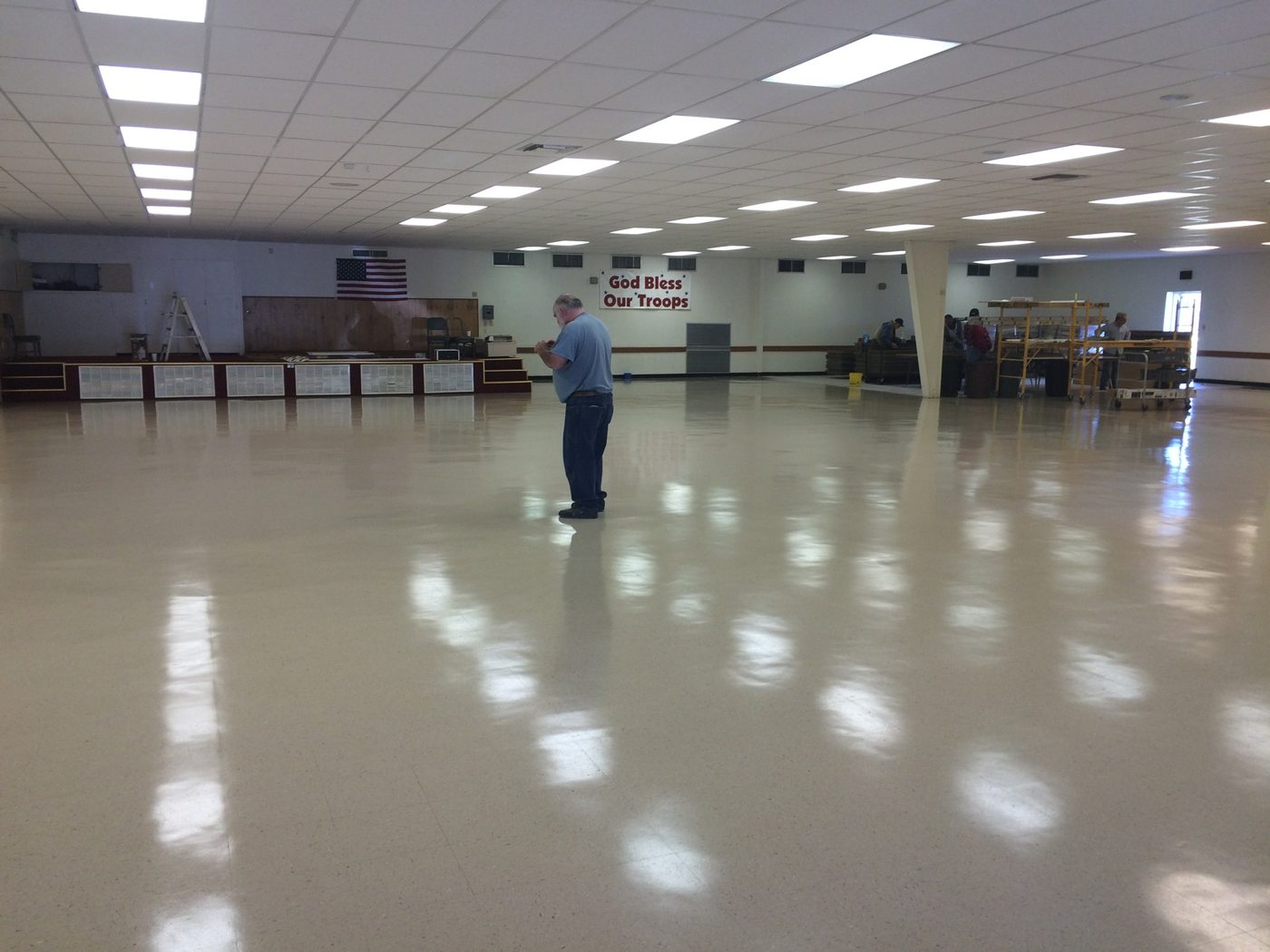 The Large Hall after its February 2015 renovation